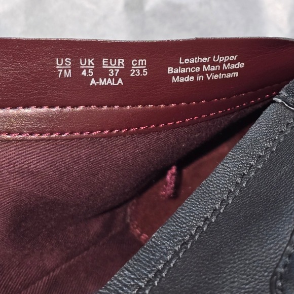 NWB SARTO by Franco Sarto Mala Black Leather Pointed Toe‎ Kitten Heel Booties 7 - Picture 9 of 9